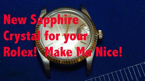 sapphire rolex replacement